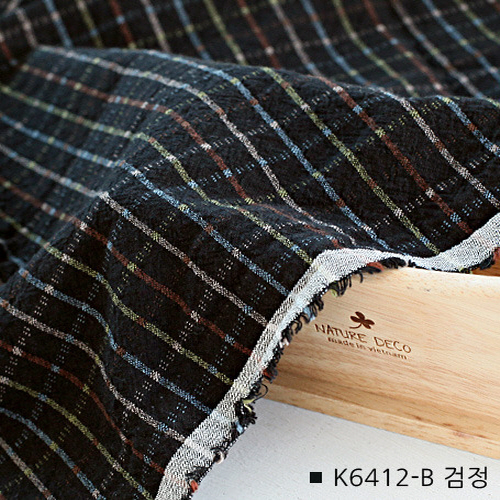 아즈면체크-K6412-B(검정)